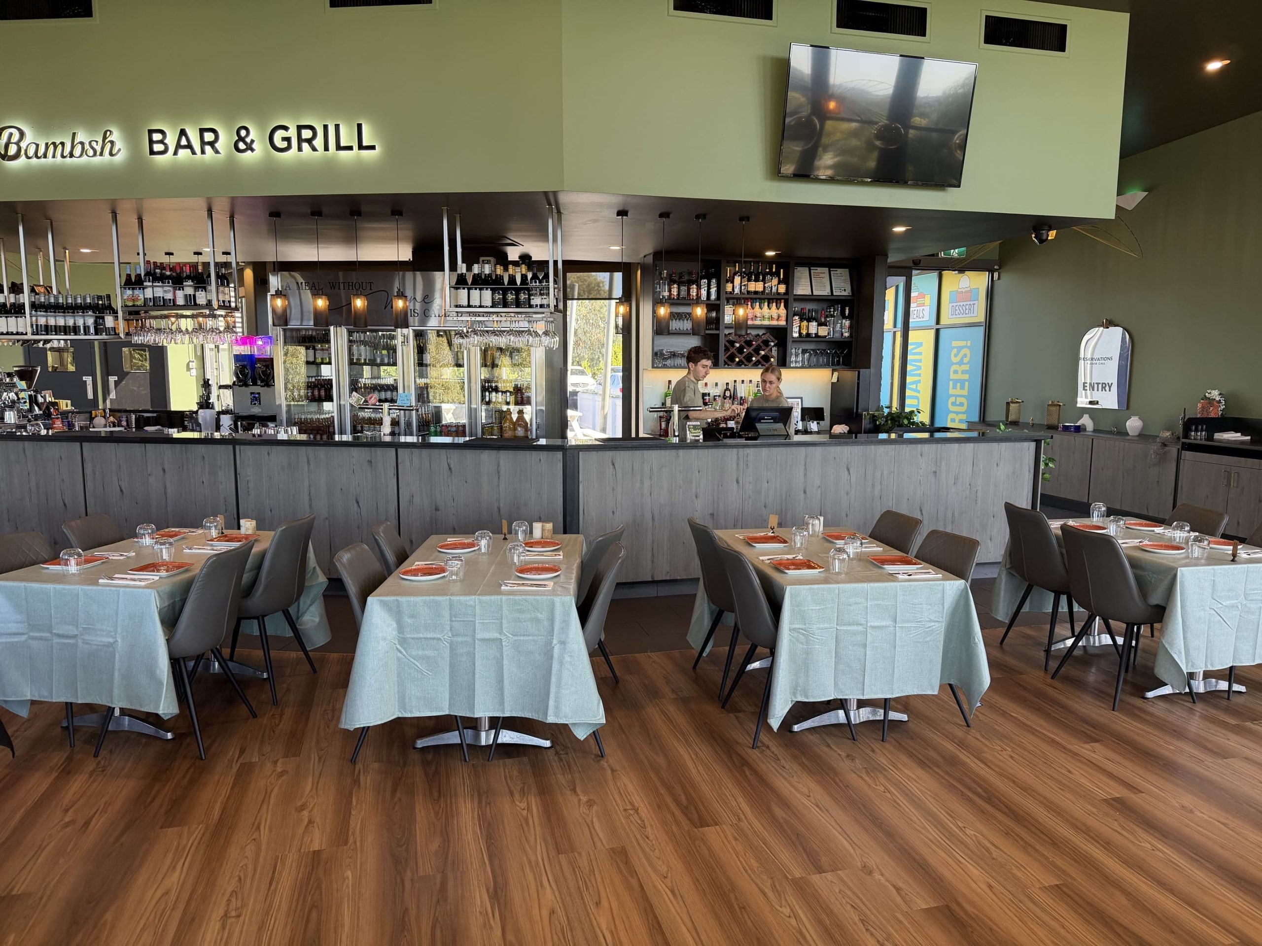 Bambsh dining room and bar